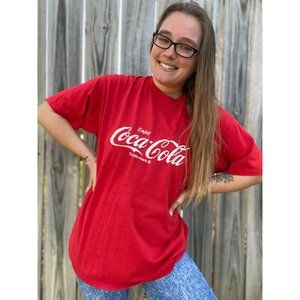Vintage 80's Enjoy Coca-Cola Single Stitch Tee T-Shirt